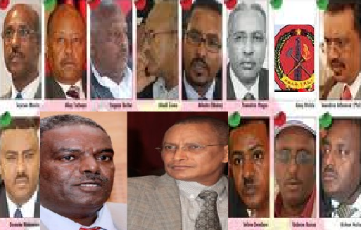 የህወሃት ሁለቱን አንጃዎች የሚመሩት አባይ ወልዱና ዶ/ር ደብረ ጽዮን ከተወሰኑ የህወሃት ባለስልታናትና ከብአዴኖቹ ጋር